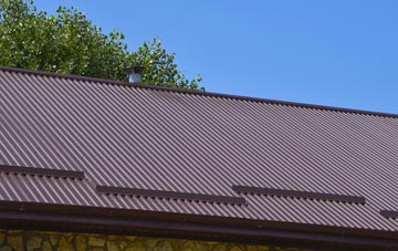 typical Eadar Dha Fhadhail corrugated roof uses